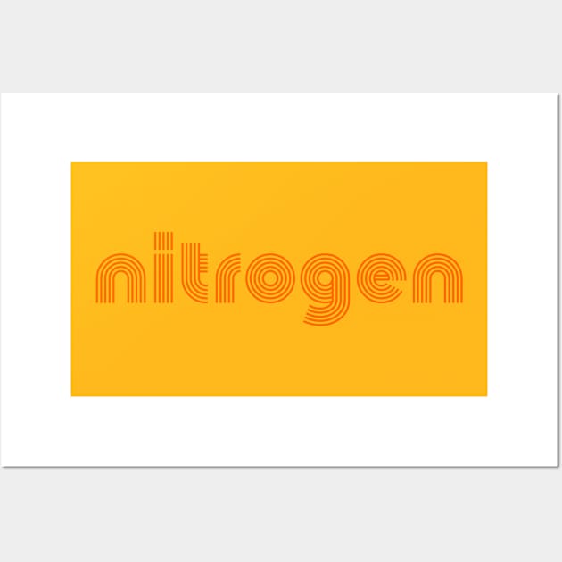 Nitrogen Wall Art by Geeky Science Nerd